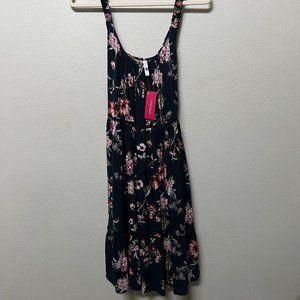 Dark Blue with flowers sundress from Target, size Large